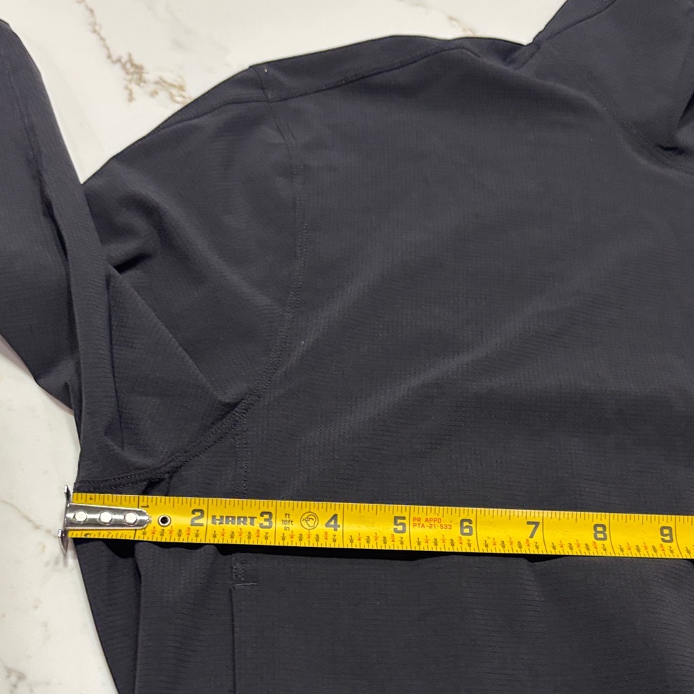 lululemon athletica Black Cropped mile marker run crew Zip-Front Jacket - Picture 5 of 15